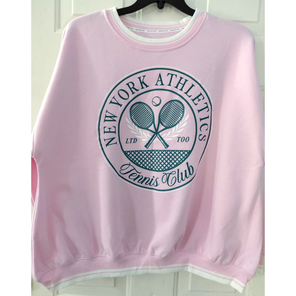 Limited Too 2.0 Women's Graphic Sweatshirt Pink L